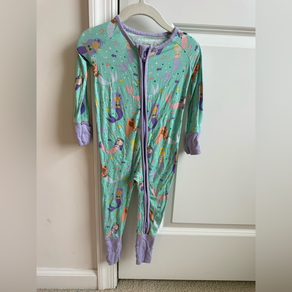 Little Sleepies 6-12 Months Pastel Tie-Dye Sleeper